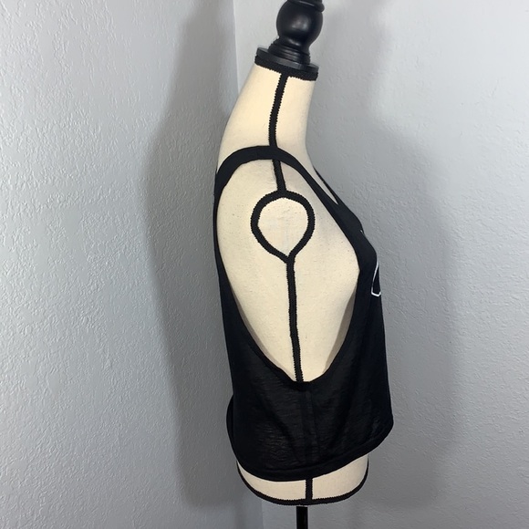 Del Mar Black One Love Freeport Bahamas Sleeveless Tank - Picture 2 of 6